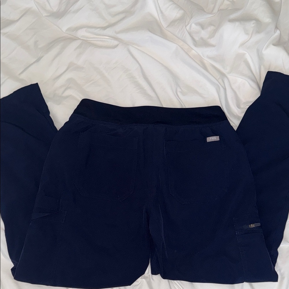 Navy Blue Figs Pants